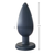 Silicone Anal Butt Plug Black