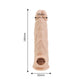 5 Inch Silicone Penis Extender – Skin Color, Soft